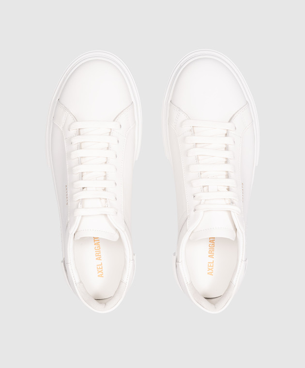 Axel Arigato - Atlas white leather trainers with logo print