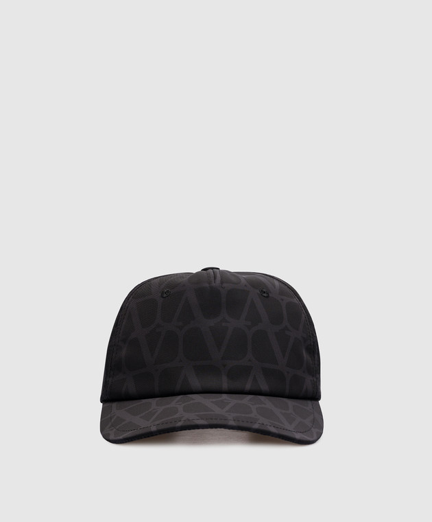 Valentino - Black cap in Toile Iconographe pattern  display picture 1