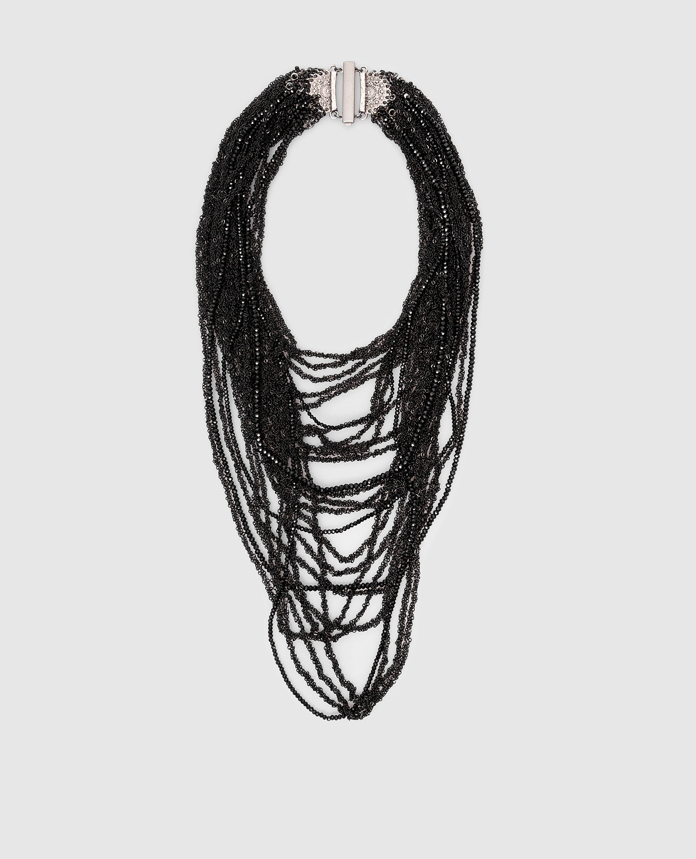 

Black cascading necklace Marc Le Bihan