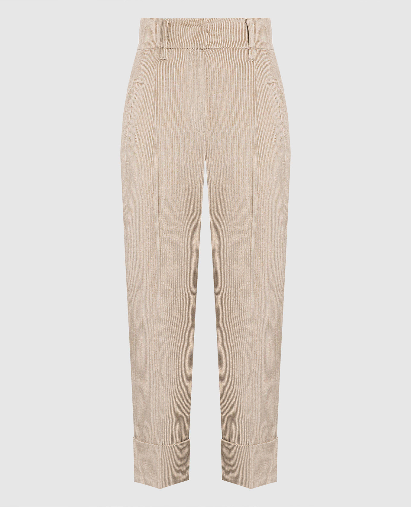 

Beige Corduroy Pants ChangeClear Brunello Cucinelli