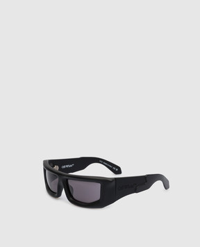 Off-White Volcanite sunglasses with logo in black OERI074S23PLA001