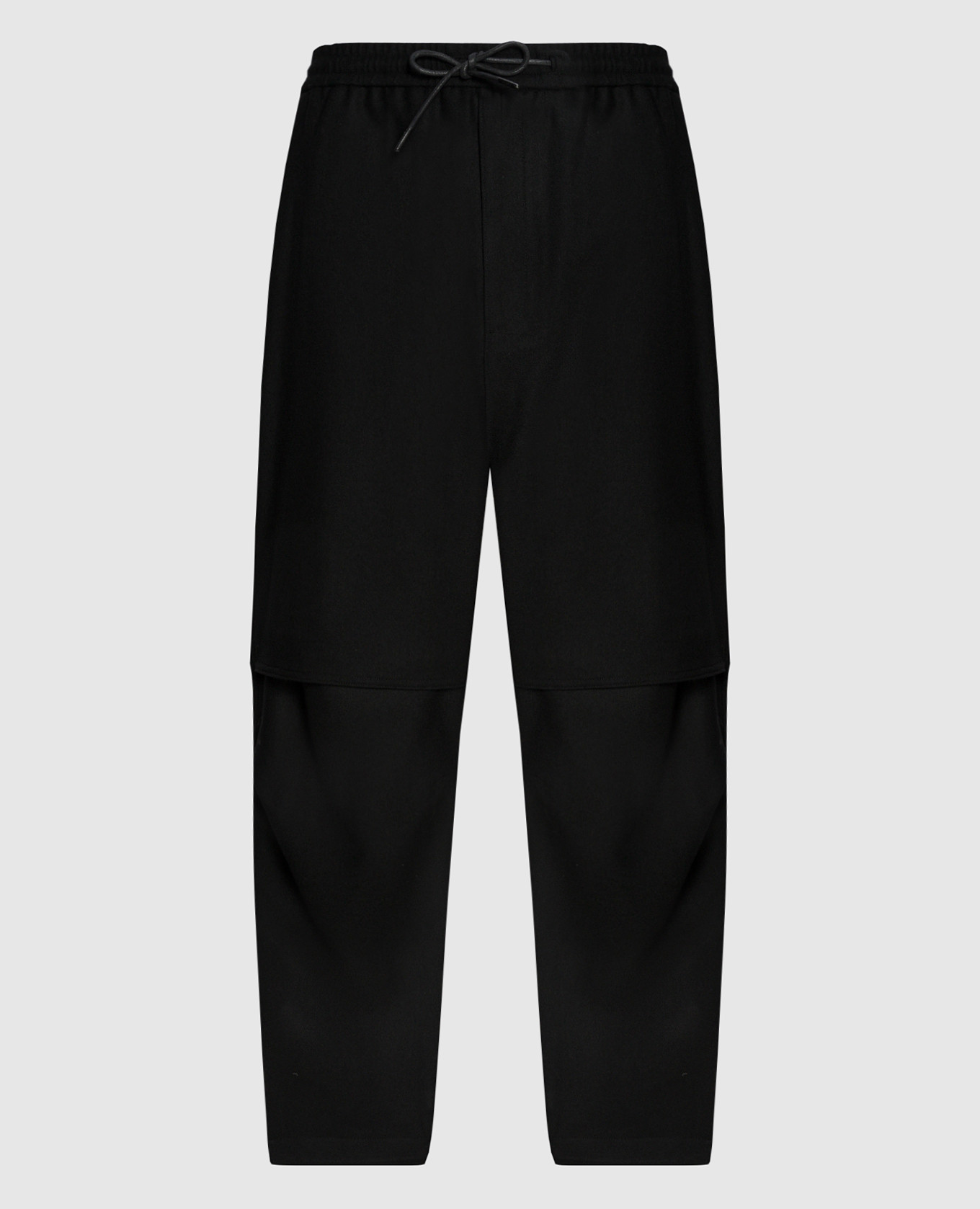 

Black pants made of wool Juun.j, Черный