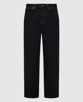WARDROBE.NYC Black jeans with logo patch W2048PC