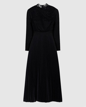 Ermanno Scervino Black pleated dress D432Q308ODX