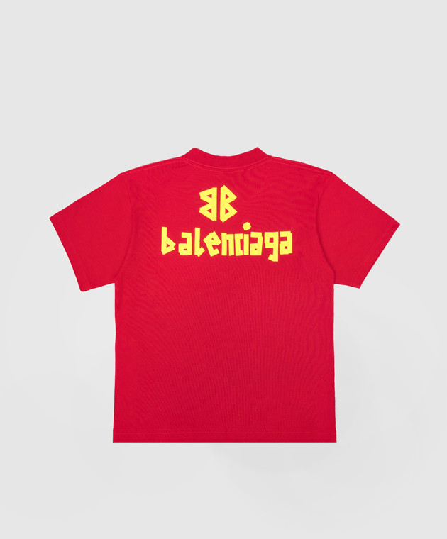 Balenciaga Children s red t shirt with logo print 681864TOVB2 buy with Czech Republic delivery at Symbol