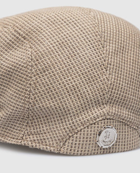 Stefano Ricci Children's gray wool, cashmere and silk cap YVF2158PHC3081