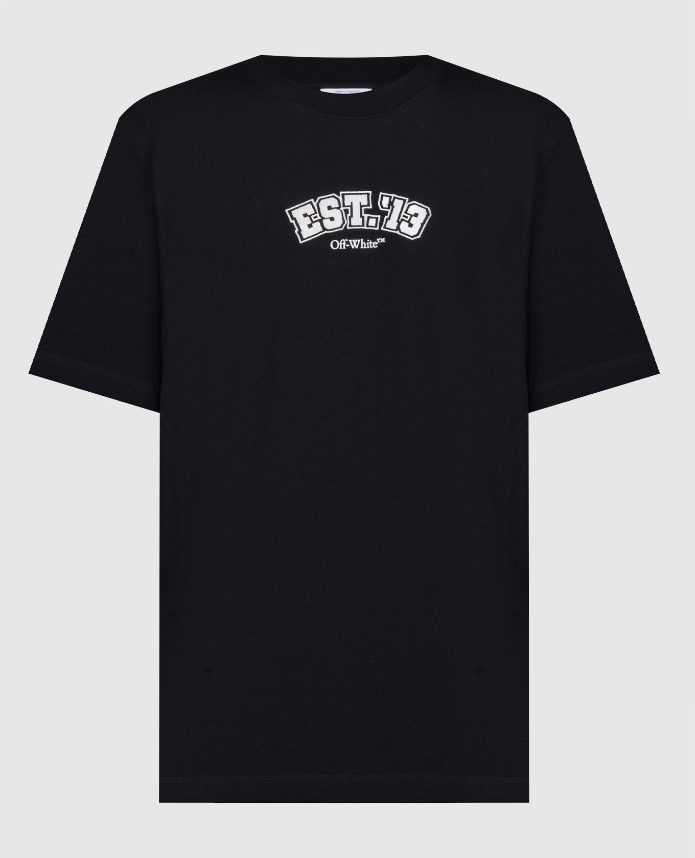 

Black T-shirt by Logic with embroidery and logo print Off-White