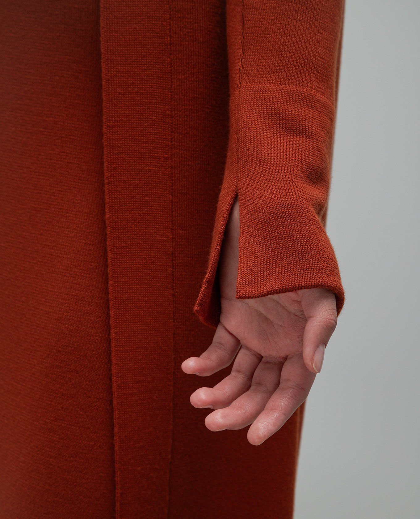 

Brown cardigan made of wool Enrico Mandelli