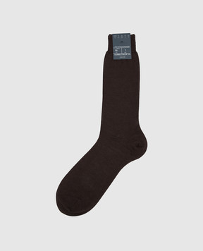Bresciani Brown socks MC001UN0006XX
