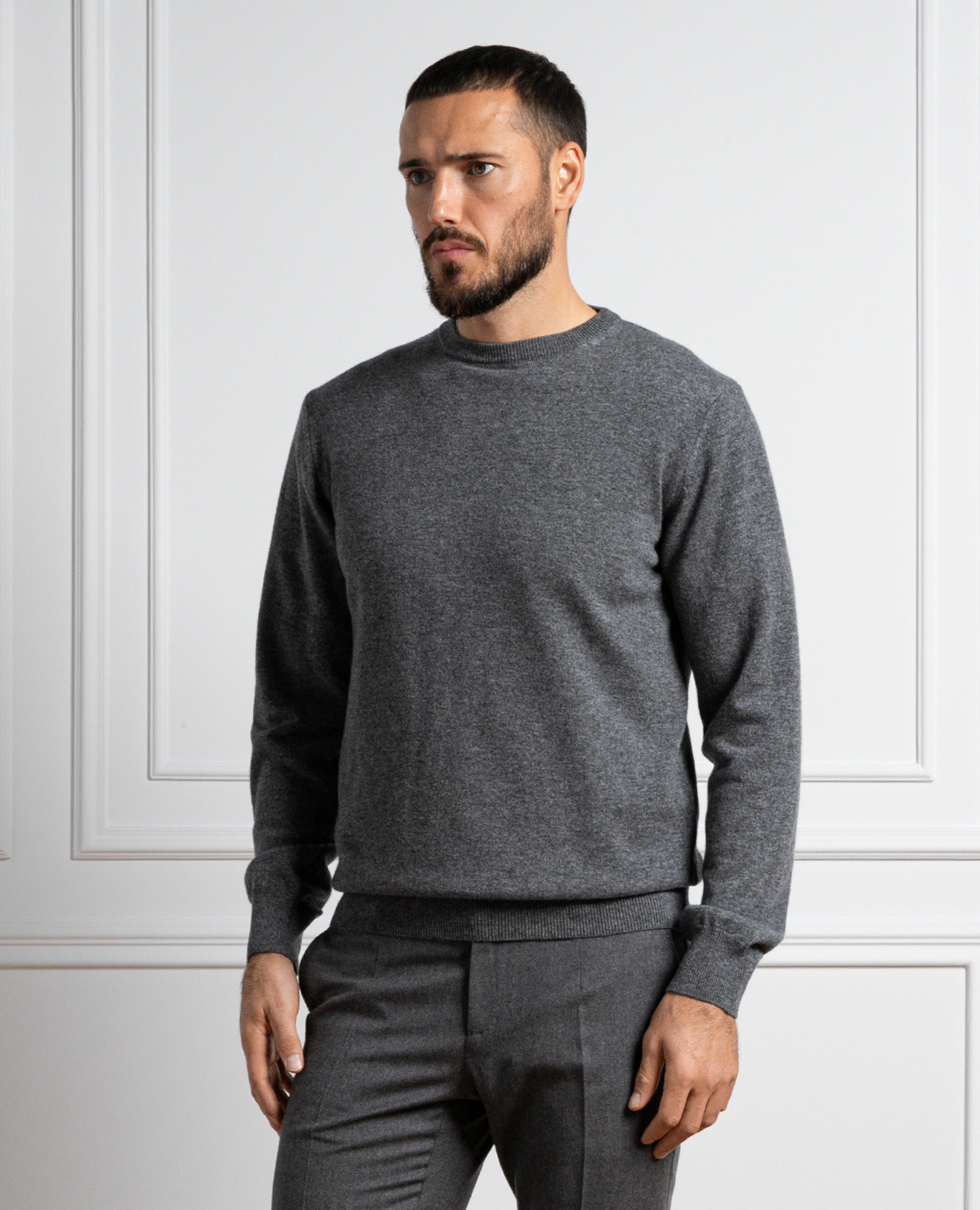 

Gray cashmere jumper Cashmere&Whiskey, Grey