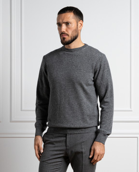 Cashmere&Whiskey Gray cashmere jumper 352N