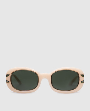 Casablanca Beige sunglasses with SS logo EW02704
