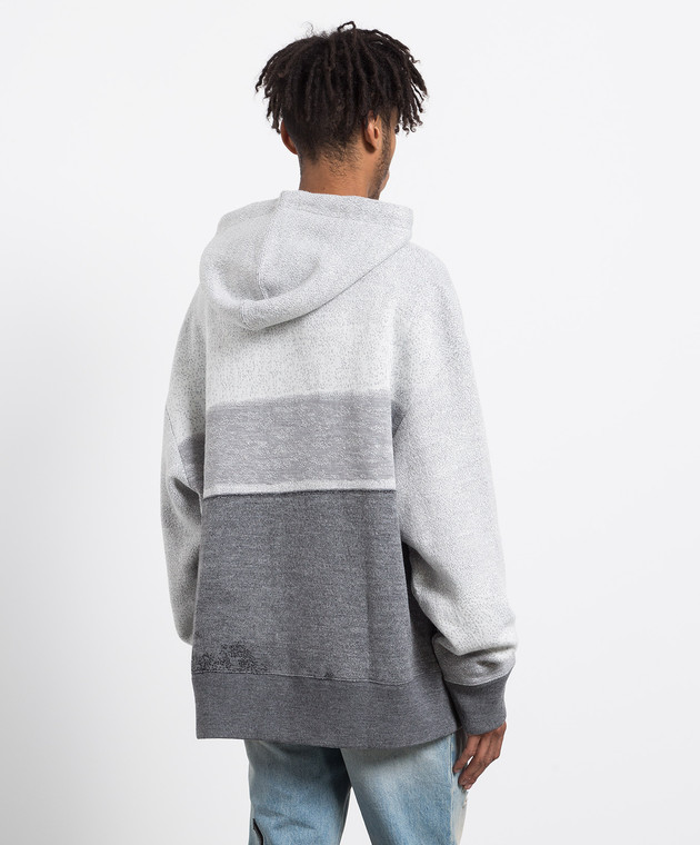 Palm Angels - Gray Skater Graphic Hoodie PMHA055F22KNI001