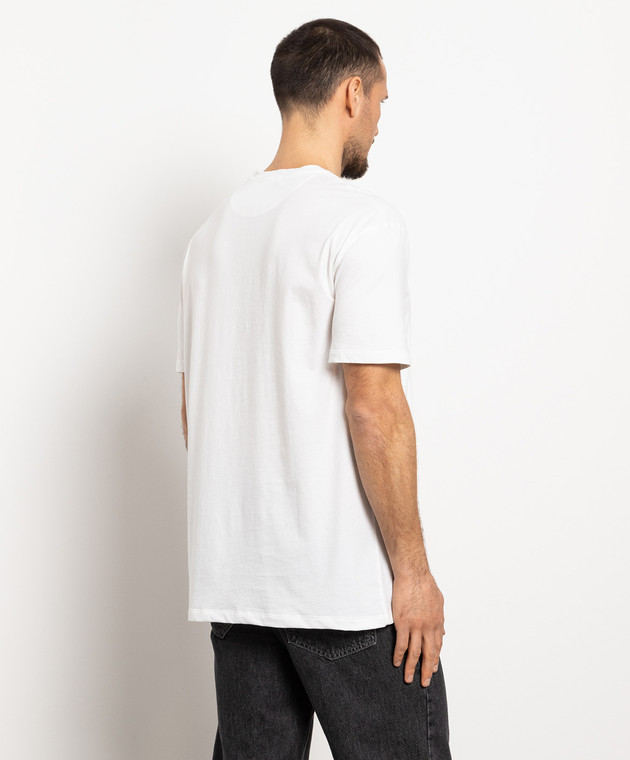 Valentino - White t-shirt with contrast VLTN logo print