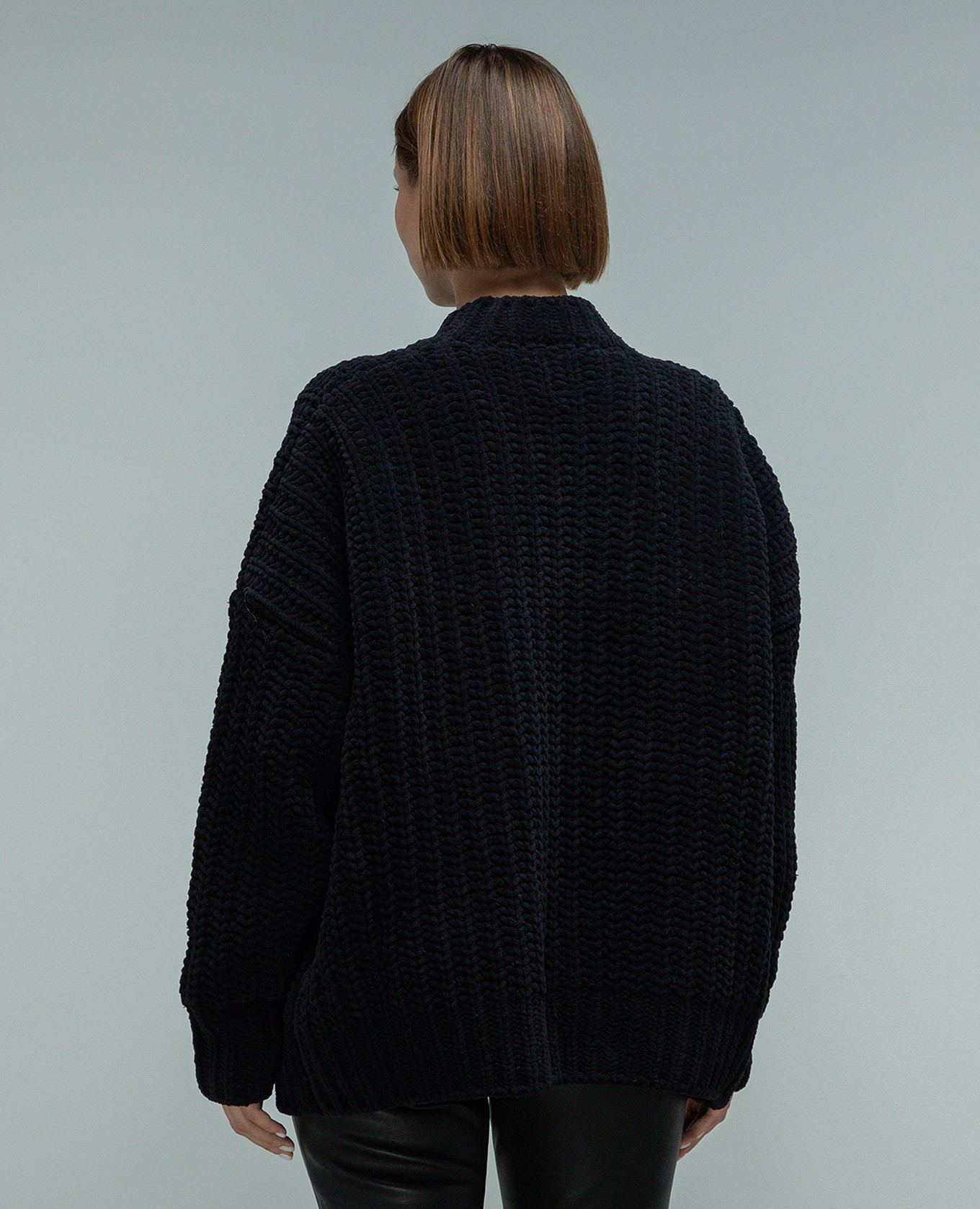 Blue Palms sweater with embroidery Palm Angels 4
