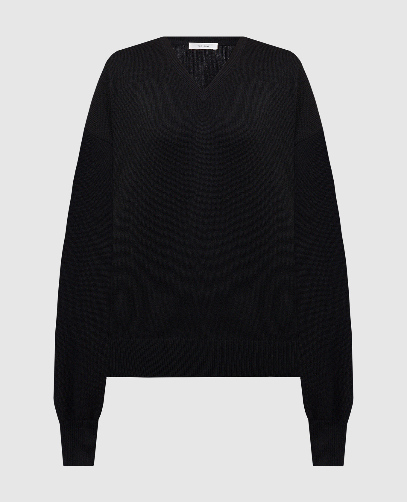 

Derignon black cashmere pullover The Row