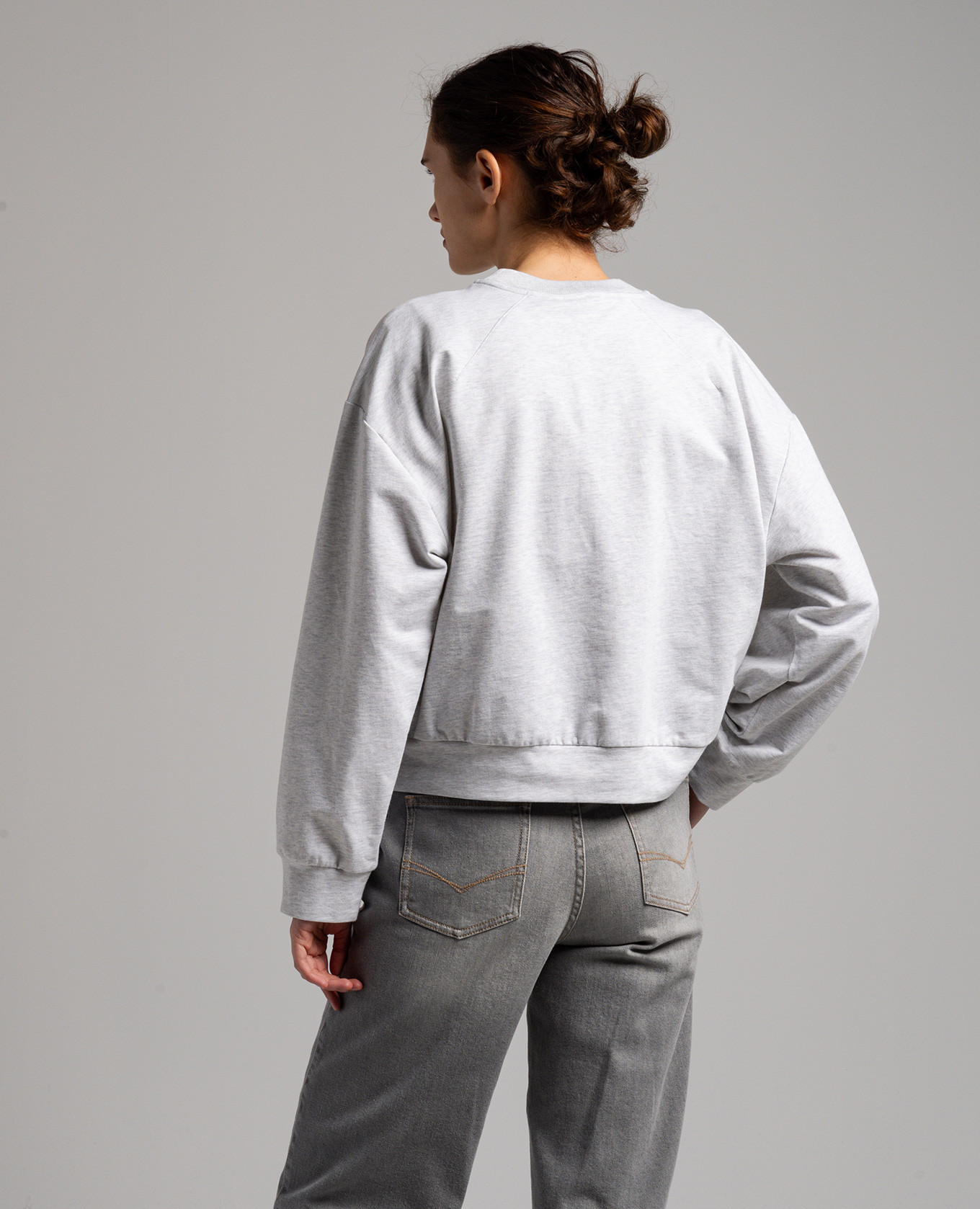 

Gray sweatshirt with monil chain Peserico, Grey