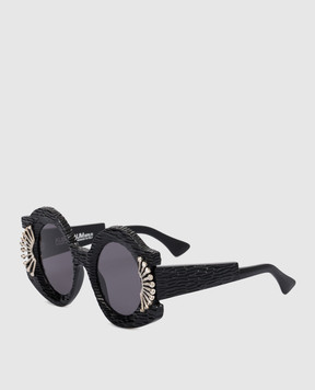 Kuboraum Black sunglasses R4 KRS0R4BM00LTED2Y
