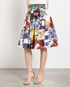 Dolce&Gabbana Skirt in patchwork technique F4B3WTGDY03