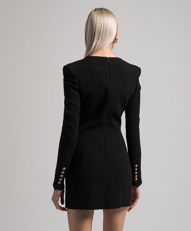 slim fit dress slacks Two-Tone Cableknit Dress by Balmain – Boyds main image 0