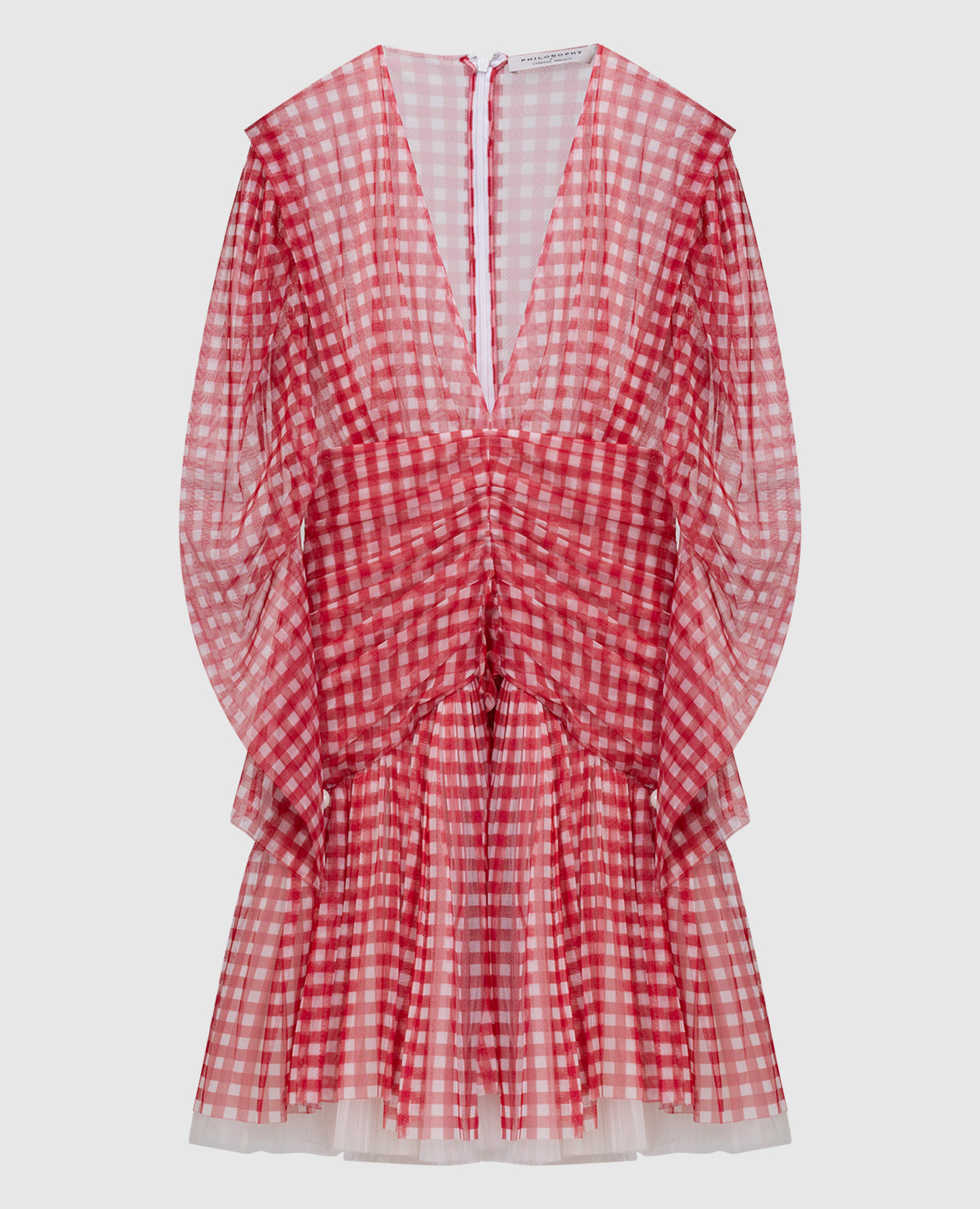 

Red checkered dress Philosophy di Lorenzo Serafini