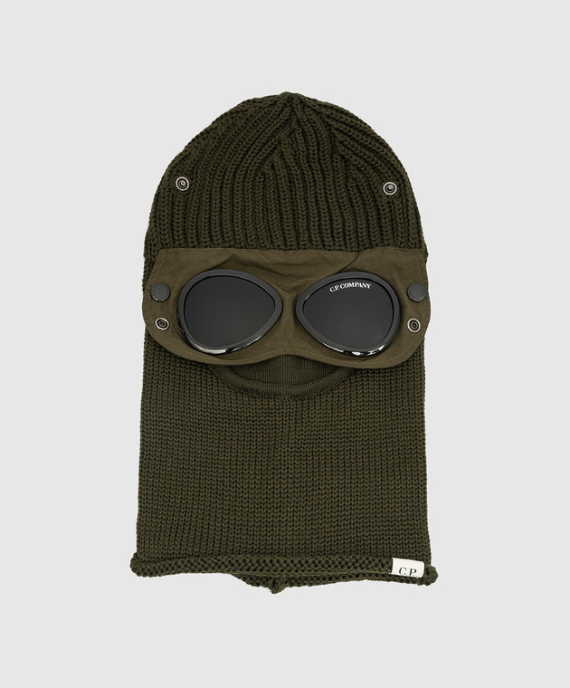 C.P. Company Khaki wool balaclava MAC301A005509A buy with Czech Republic delivery at Symbol