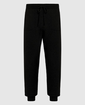 Cashmere&Whiskey Black cashmere sweatpants MU8641307341PF