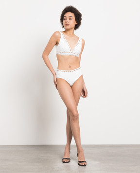 Ermanno Scervino White bodice from a swimsuit D424Y352LYT