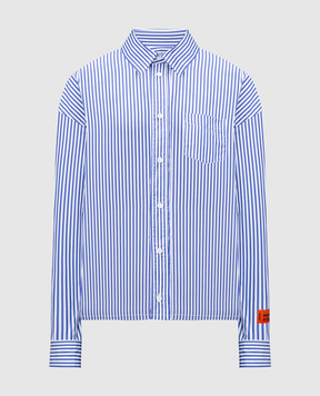 Heron Preston White striped shirt HWGE005F23FAB001