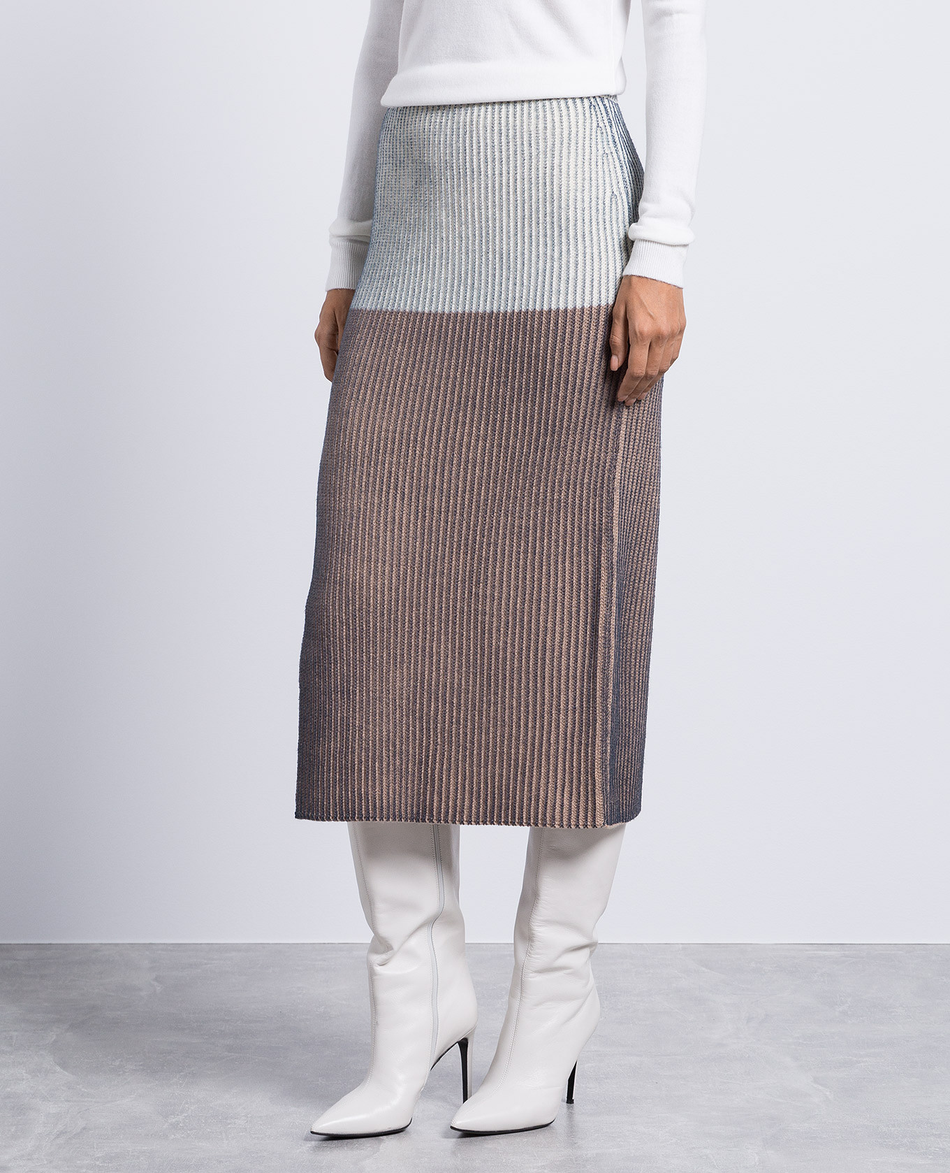 Brown skirt Maison Margiela MM6 3