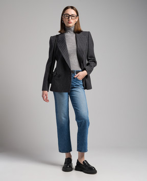 SLVRLAKE Blue cropped jeans SOPJ707STRW