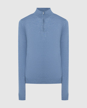 Cashmere&Whiskey Blue woolen jumper 77397