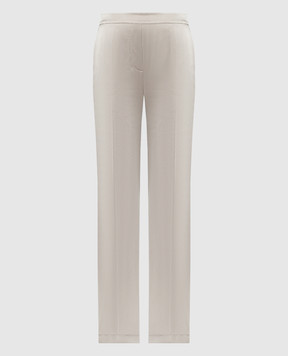 JOSEPH Beige silk pants JF008186