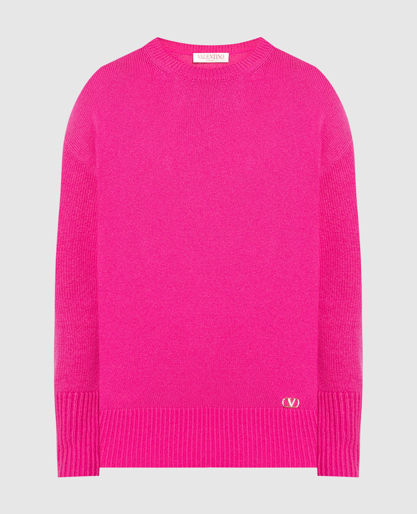 

Pink jumper with logo Valentino