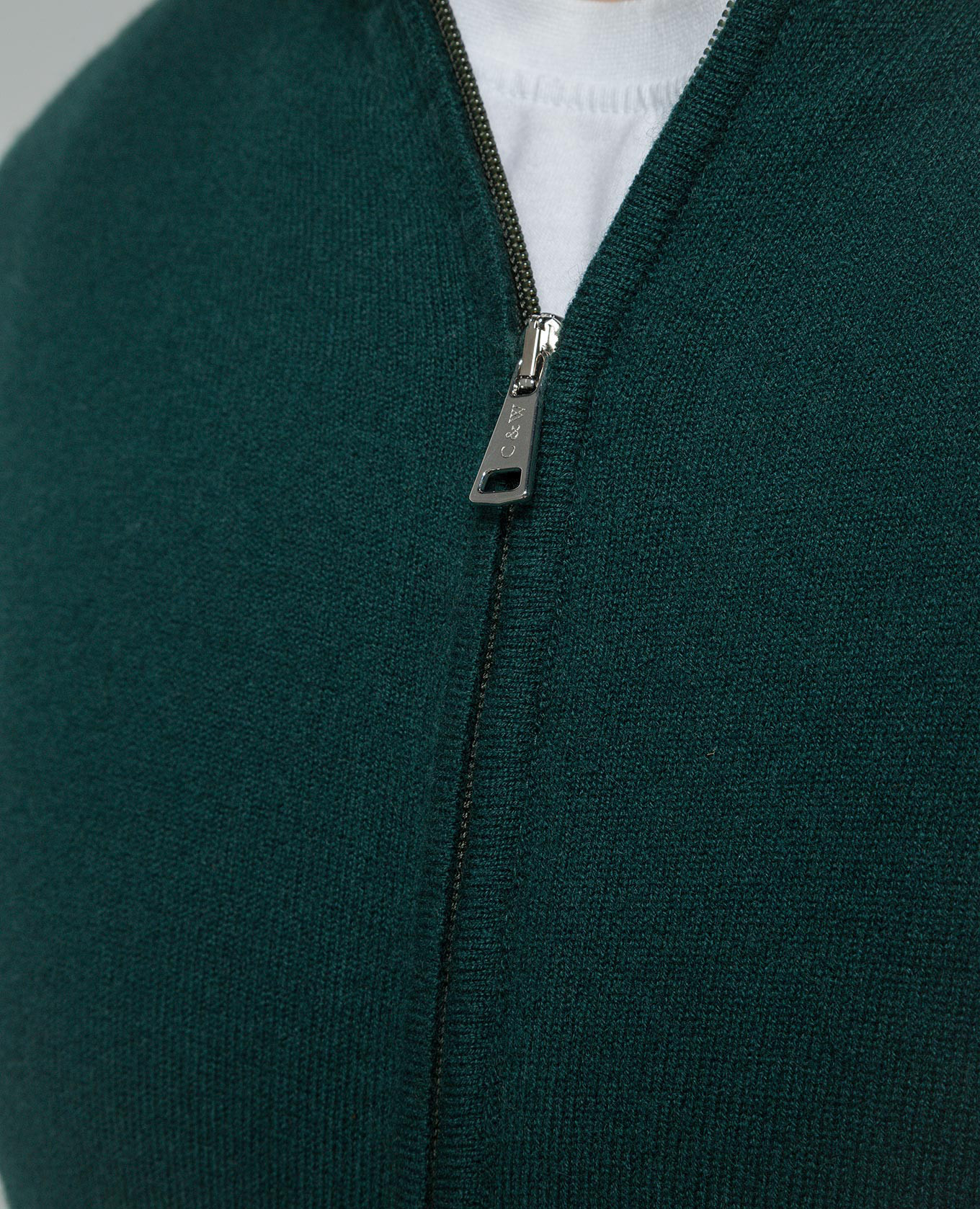 Green cashmere cardigan Cashmere&Whiskey 5