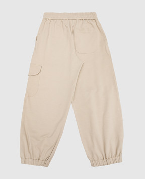Brunello Cucinelli Children's beige joggers BH827E621C