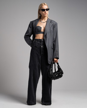 Rokh Black double construction jeans R1CA91CT