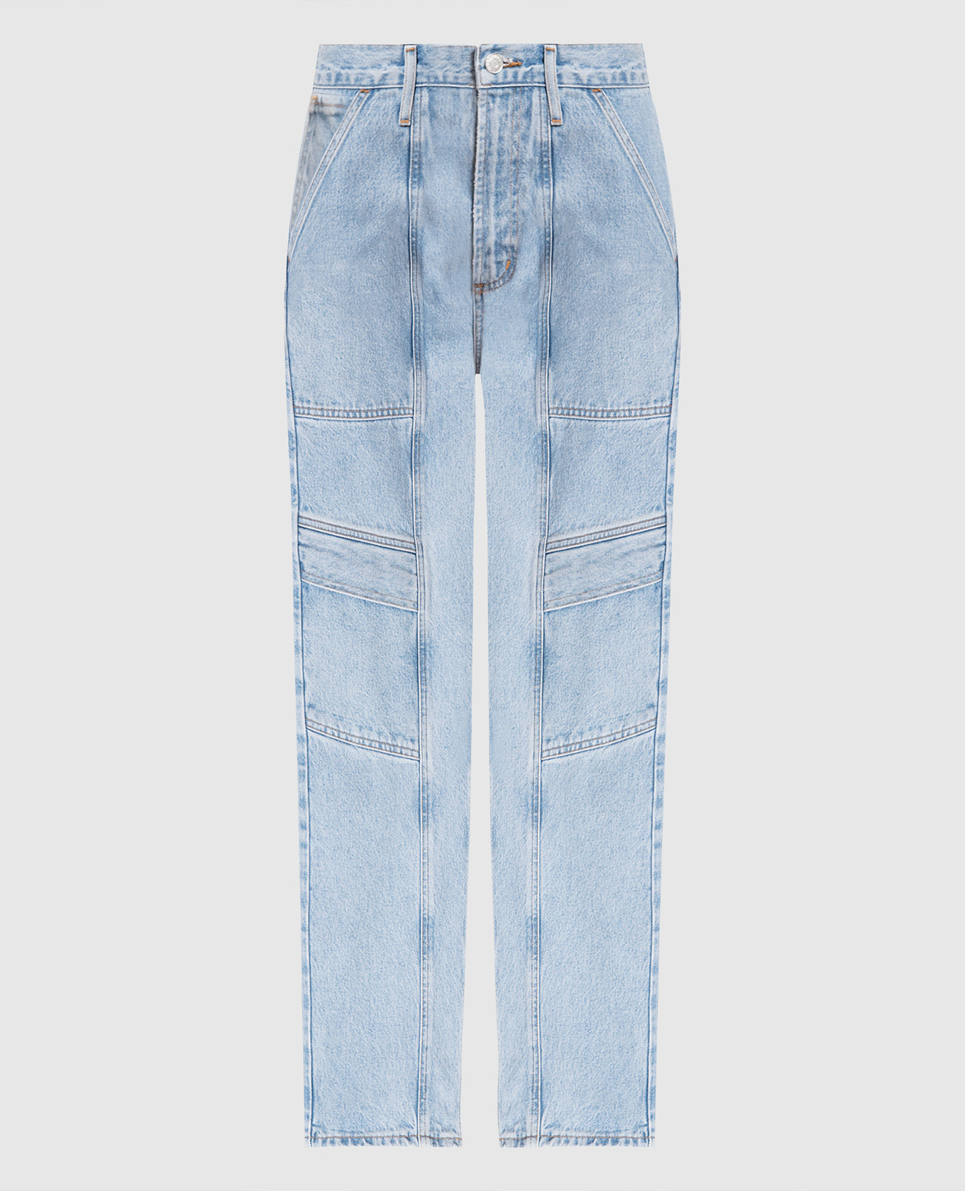 Blue cargo jeans with a distressed effect AGOLDE