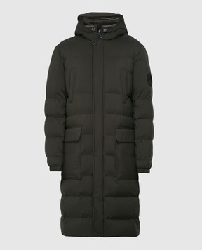 Stefano Ricci Green down coat with logo MDJ3300140PL001H
