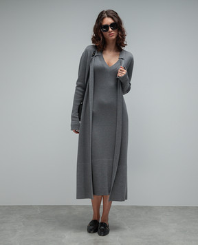 Enrico Mandelli Gray woolen cardigan A7KD265252