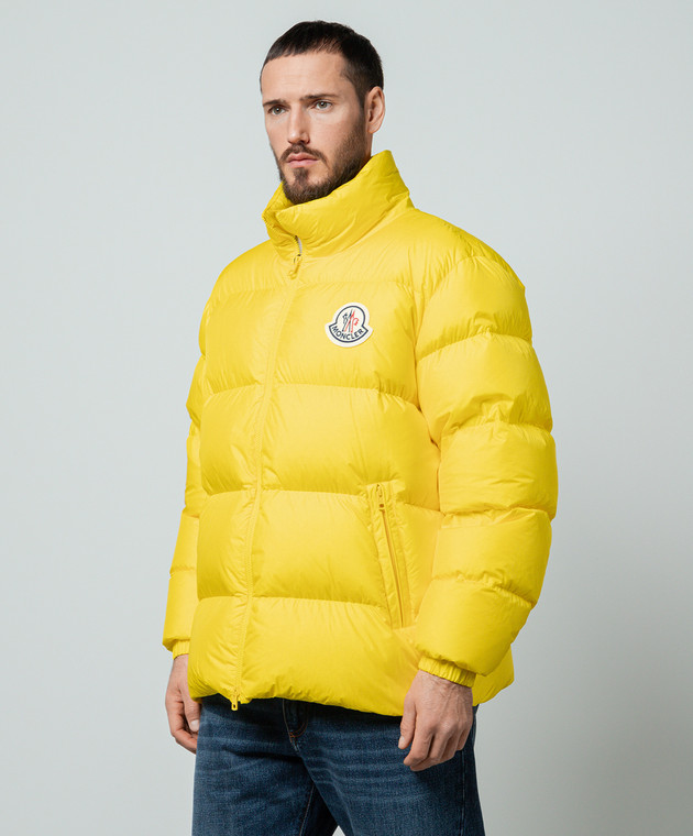 Doudoune moncler jaune sale