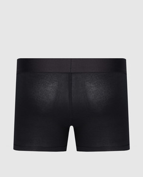 Zimmerli Pureness logo boxer briefs in black 7001343
