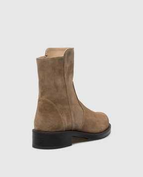 Stuart Weitzman 5050 Bold Brown Suede Boots SG094