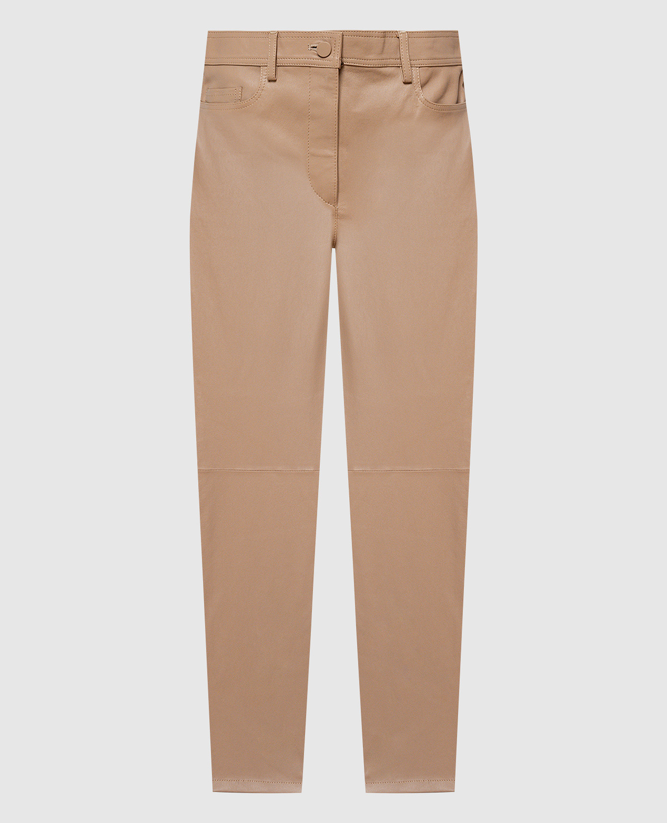 

Beige leather pants JOSEPH