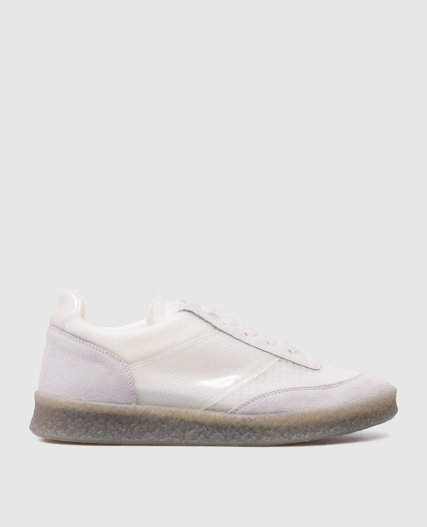 

White combination trainers with embossed logo Maison Margiela MM6