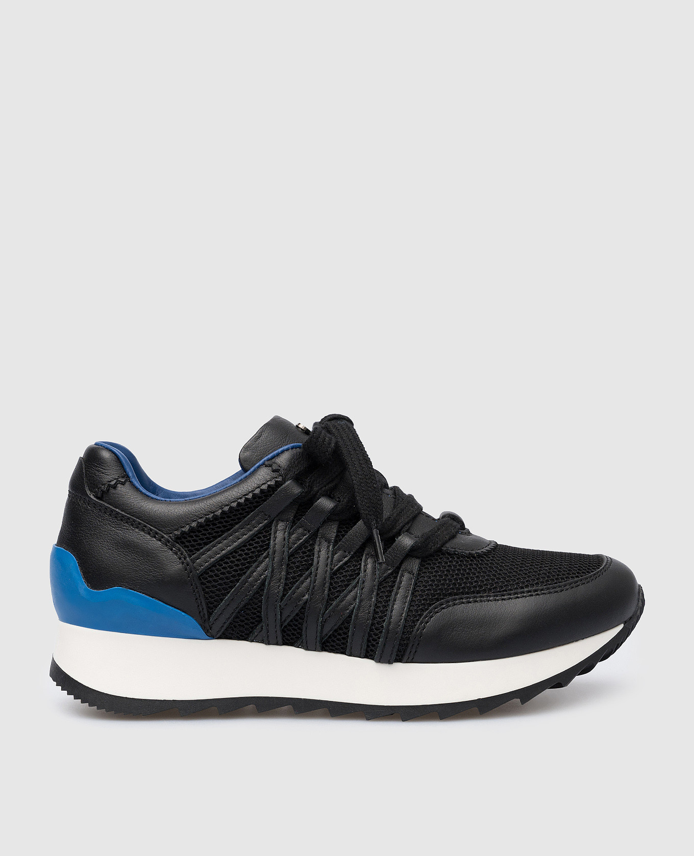

Children's black combined sneakers with a logo Stefano Ricci