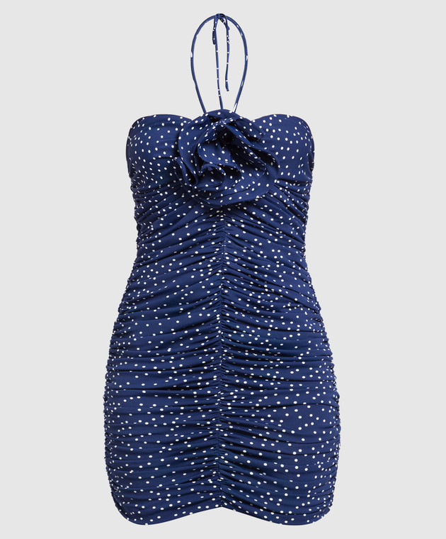 Magda Butrym - Blue polka dot mini dress with drape 149722 - shop with  European delivery at Symbol
