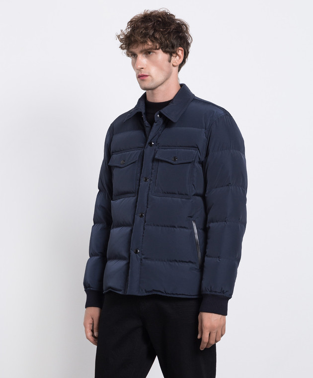 ダウンジャケット TOM FORD Midnight Blue Polyester Down Jacket Tom Ford - Blue down jacket OBD002FMN001S23 - shop with