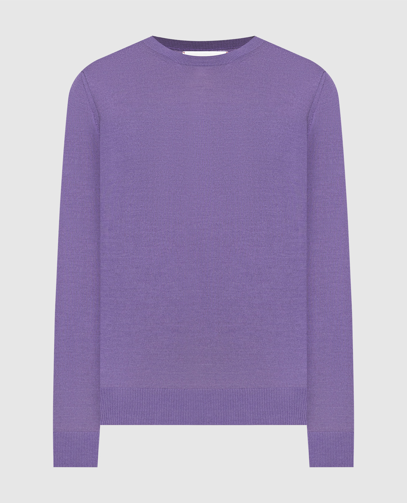 Purple wool, silk and cashmere jumper