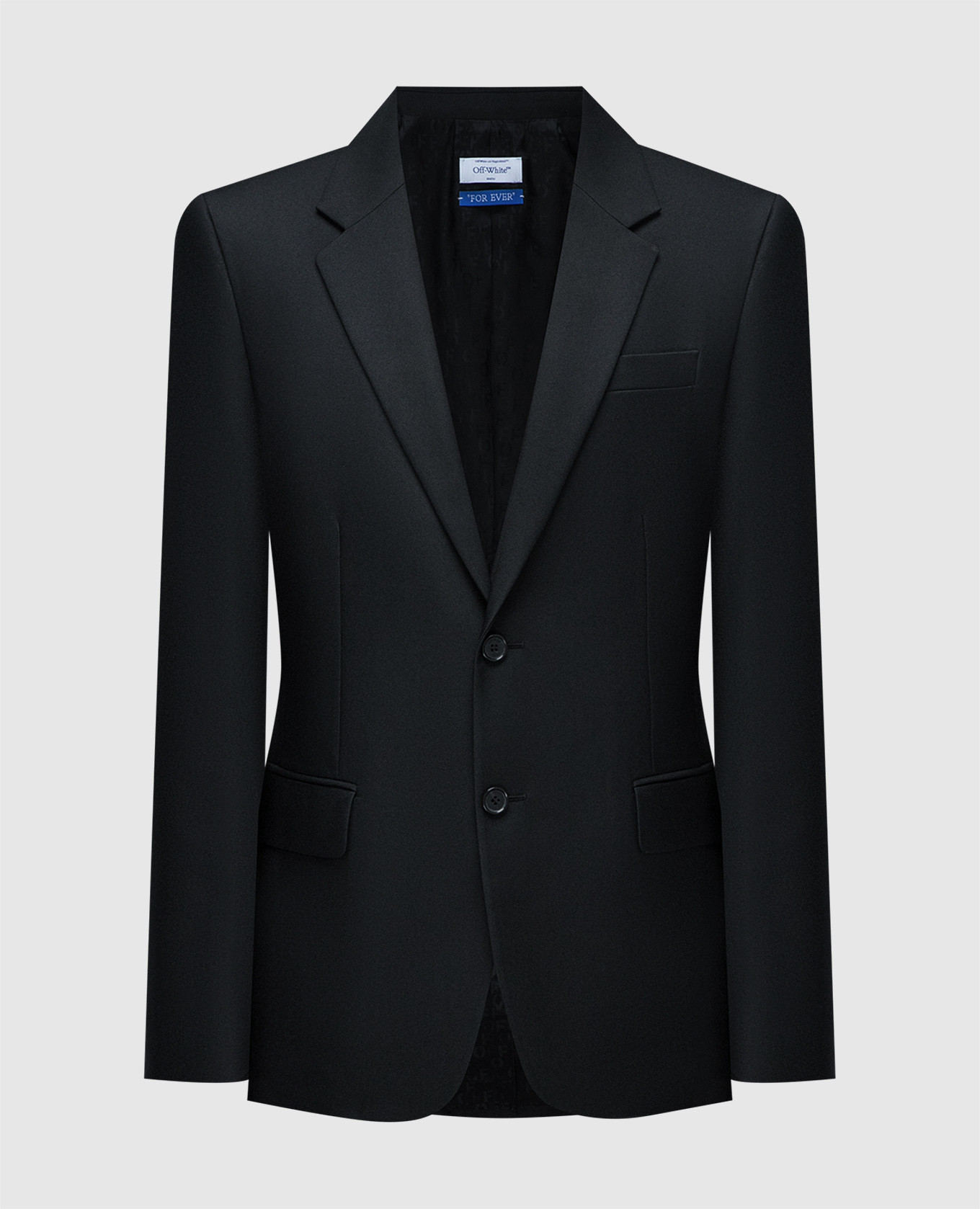 

Black jacket with logo print Off-White